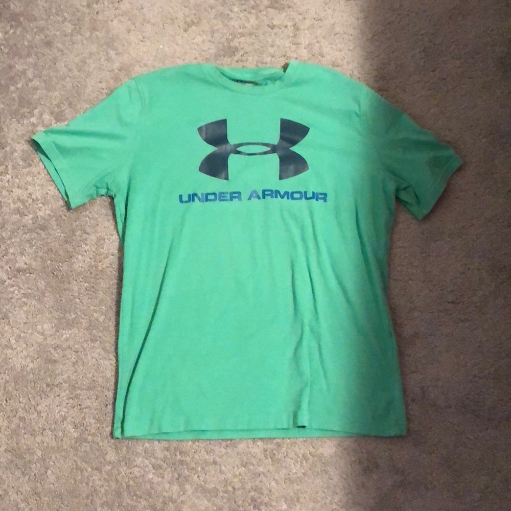 Green Under Armour shirt